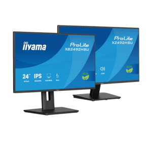 Iiyama XB2492HSU-B1 Monitor, ProLite XB2492HSU-B1, Full HD, USB, kabel (USB), zwart - productafbeelding