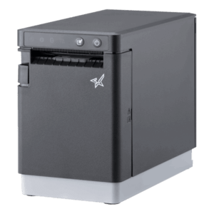 Star Micronics Europ 39653690 Labelprinter, Star mC-Label2 X4, CloudPRNT, 12 dots/mm (300 dpi), cutter, linerless, USB-C, BT, Ethernet, WLAN, zwart - productafbeelding