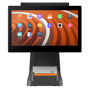 SUNMI P01214109 POS-systeem, D2s PLUS, 39.6 cm (15.6''), Projected Capacitive, Full HD, CD, USB, RS232, BT (5.0), Ethernet, WLAN, Android, zwart - productafbeelding