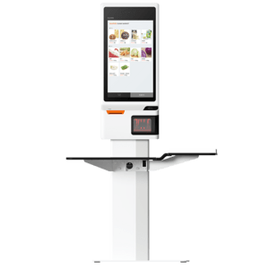 SUNMI P05074037 Kiosksysteem, K2, wall mounted, Newland EM20-80, GMS, 2D, 61 cm (24''), Projected Capacitive, Full HD, USB, Ethernet, WLAN, NFC, Andro - productafbeelding
