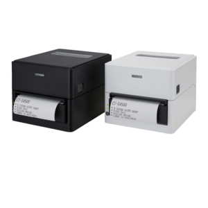 Citizen CTS4500XTEWX POS-printer, CT-S4500, USB, BT, 8 dots/mm (203 dpi), cutter, wit - productafbeelding