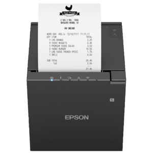 Epson C31CK50152A0 POS-printer, TM-m30III, 8 dots/mm (203 dpi), cutter, USB, USB-C, BT, Ethernet, WLAN, zwart - productafbeelding