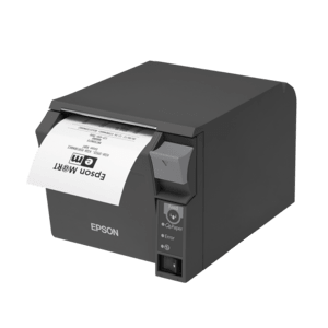 Epson C31CD38032 POS-printer, TM-T70II, USB, RS232, donkergrijs - productafbeelding