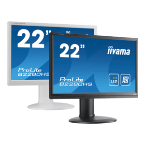 Iiyama XU2293HS-B6 Monitor, ProLite XU2293HS-B6, 54.6cm (21.5''), Full HD, kabel, zwart - productafbeelding