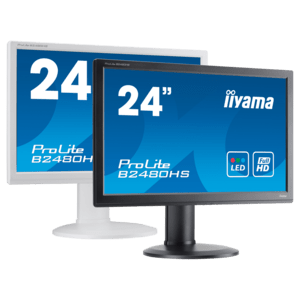 Iiyama XUB2493HS-B6 Monitor, ProLite XUB2493HS-B6, Full HD, kabel, zwart - productafbeelding