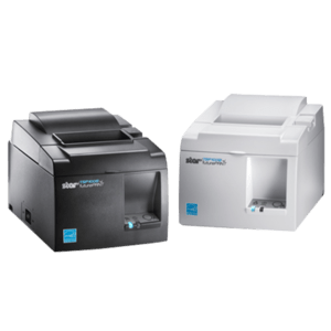Star Micronics Europ 39474790 POS-printer, Star TSP143IIIBI2 GY, BT, 8 dots/mm (203 dpi), cutter, grijs - productafbeelding