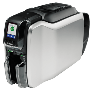 Zebra ZC32-000CQ00EM00 Kaarttechnologie, ZC300, 12 dots/mm (300 dpi), USB, Ethernet, display, CardStudio - productafbeelding