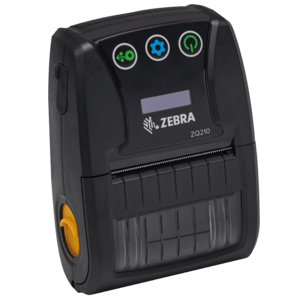 Zebra ZQ21-A0E01KE-00 Labelprinter, ZQ210, 8 dots/mm (203 dpi), CPCL, USB, BT (iOS), zwart - productafbeelding